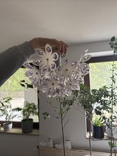 Decken Leuchten Mit Weiß Lila Blüten