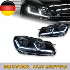 2x Schwarz LED Scheinwerfer