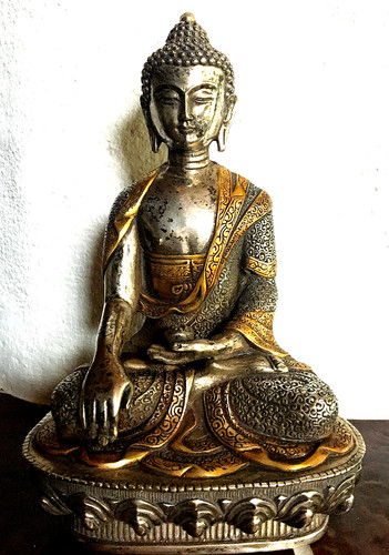 Alte buddha figur - alte,