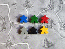Carcassonne meeple set - meeple, 6