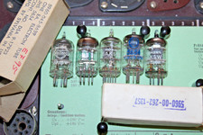 5 X EF95 - 6AK5W - 5654 - SYLVANIA - MULLARD - SIEMENS - VALVO... 5 RÖHREN