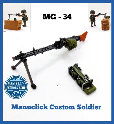 Playmobil custom ww2 mg34 - custom,