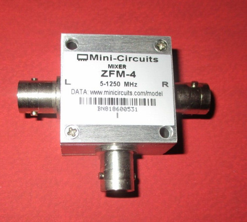Mini circuits zfm - mini-circuits, 5-1250mhz