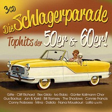 CD Die Schlagerparade Top Hits der 50er und 60er von Diverse Interpreten 3CDs