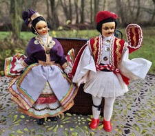 Trachten Puppe Paar aus