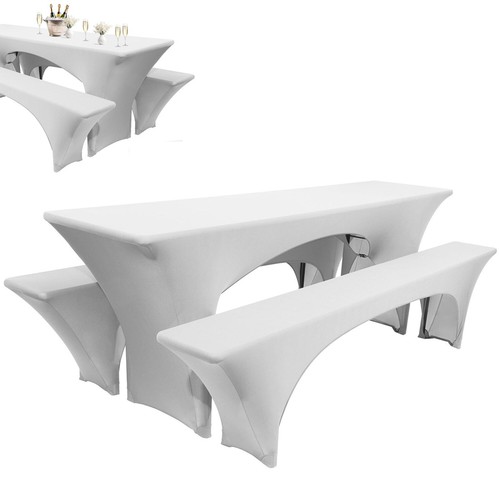 Stretch bierbankhussen set - bierbankhussen, 3
