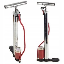 Fußpumpe Fahrradpumpe Fußluftpumpe Autopumpe Tretpumpe Luftpumpe Manometer 10bar