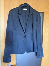 Zalando essentials, Blazer, Gr. L, dark grey melange / dunkelgrau, ungefüttert