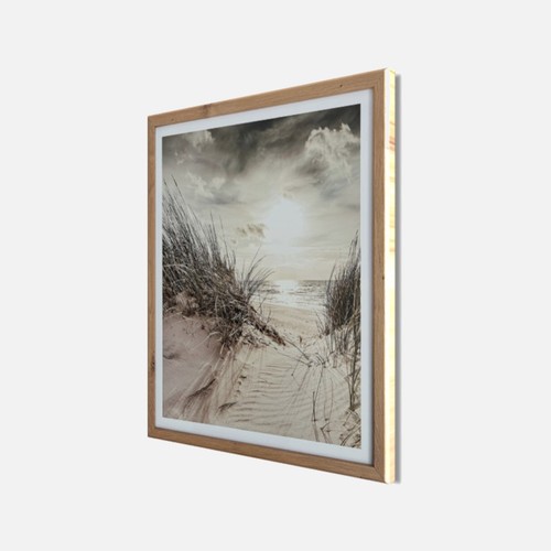 Wandbild gerahmt strand düne - wandbild,
