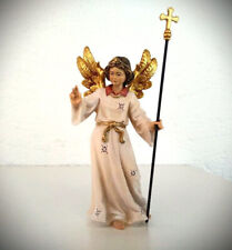 Kostner Krippenfigur , Weg weisender Engel aus Holz geschnitzt  12 cm geschnitzt