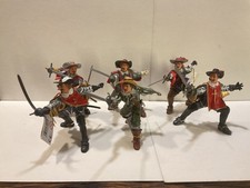 Musketiere Papo 6 x Figur Top Aramis, Arthos D‘Artagnan, Porthos..