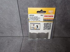 Vollmer 48244 - H0 Straßenplatte Kopfsteinpflaster, je 2 Endstücke in OVP