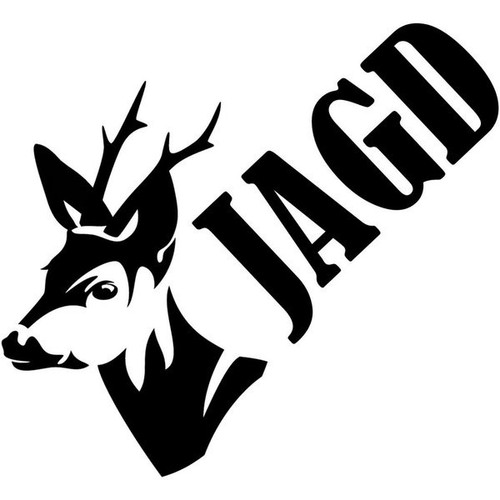 Jäger aufkleber jagd - aufkleber,