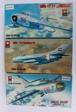 Flugzeug Modellbausatz Sammlung 1:72 Model do Sklejania Mig 17 +19 + 21
