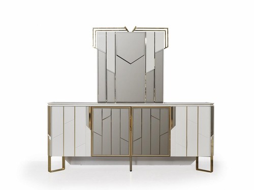 Luxus sideboard mit spiegel - mit,