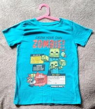 Minecraft T-Shirt türkis