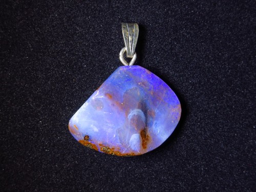 Boulder opal anhänger white - opal,