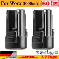 3.0Ah 12V Li-ION Akku Für Worx Ersatzakku WA3503 WA3504 WA3505 WX382 WX540 WX126