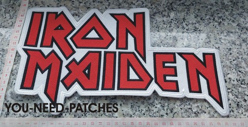 Iron maiden rückenaufnäher - iron,