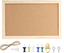 Pinnwand Korkwand Pinnwand, 40x30 cm Pinwand Korktafel, Kleine Korkplatte Pinwan