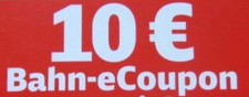 DB Deutsche Bahn Gutschein 10 Euro Gutschein ab MBW 29,99 € bis zum 15.12.2025