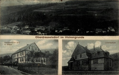 Oberdresselndorf burbach im - ak,