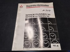 M207 Mitsubishi Werkstatthandbuch Reparatur-Richtzeiten Karosserie PkW 06/91