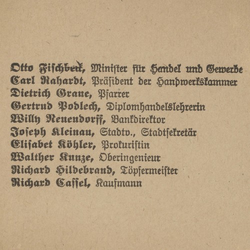 Stimmzettel wahl ddp - stimmzettel,