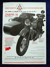 Dnepr Gespann 11 / 16 Militärausführung Prospekt