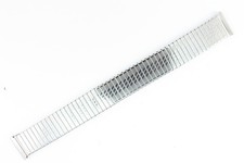 18mm Zugband Flexband Edelstahlband Uhrenarmband Stainless steel Silber