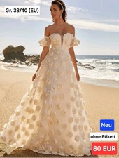 Ballkleid Größe 38/40 (EU) Champagne Neu Brautkleid Abendkleid