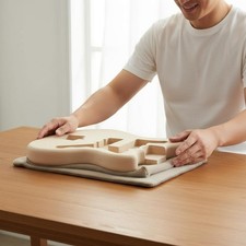 Unlackierter E-Gitarrenkorpus