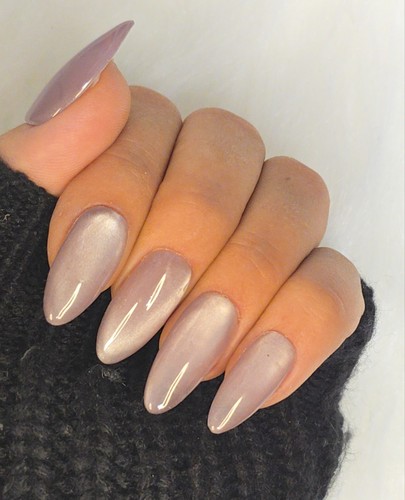 Pearl lilac cateye - lilac, press-on