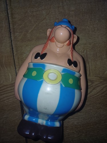 Obelix spardose 70er jahre - obelix,