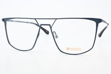 27 DEGREES Brille Beyond Comfort Matrix Dunkel Blau Flexibel Edelstahl 56-16 145