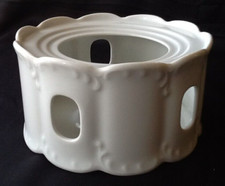 Rosenthal Classic Rose Monbijou weiß Rechaud Stövchen Neuwertig