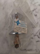 HANSA UP-Ventiloberteil, DN 15 R 1/2 Zoll mit Rosette + Metallkronengriff, kalt