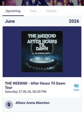 2 Konzert Tickets 2026 Weeknd