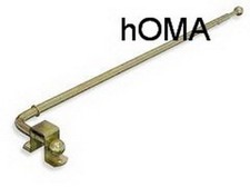 Schwenkstange Schwenkbar Ausziehbar Messing Antik Schwarz titan chrom matt