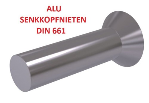 Alu nieten senkkopfnieten - 20,