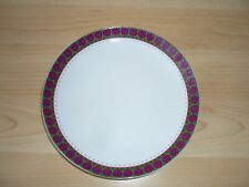 FÜRSTENBERG Porzellan-Rotes Kleeblatt-Kuchenteller Frühstücksteller Teller Ø17,3