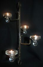 Schmiedekunst Weihnachtskranz HANDGESCHMIEDET Kerzenleuchter Hängeleuchte Ostern