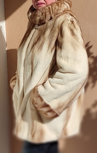 Luxus-Nerz-Echt-Pelzjacke/Mant
