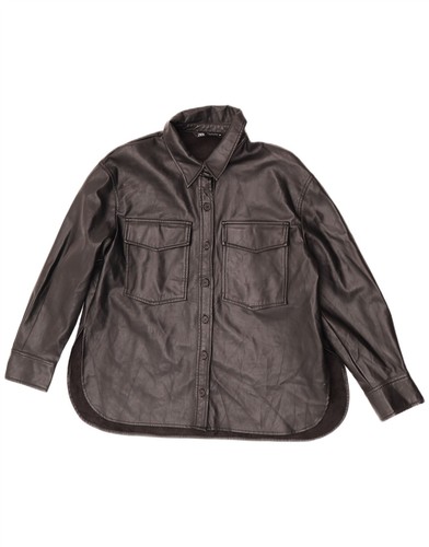 Zara damen kunstleder hemd - zara,