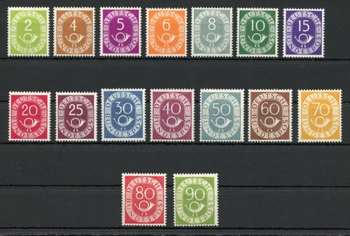Bund posthornsatz minr 123 - bund, 123-38