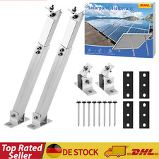 Aufständerung Solarmodul Halter Wand Dach Boden Balkonkraftwerk PV 2/4/8 SET~