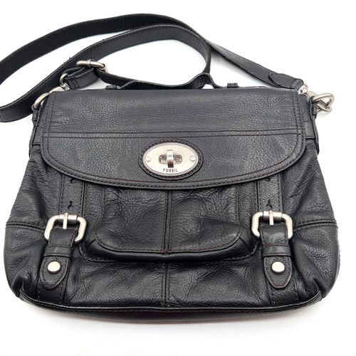 Rare y2k fossil black leather - rare,