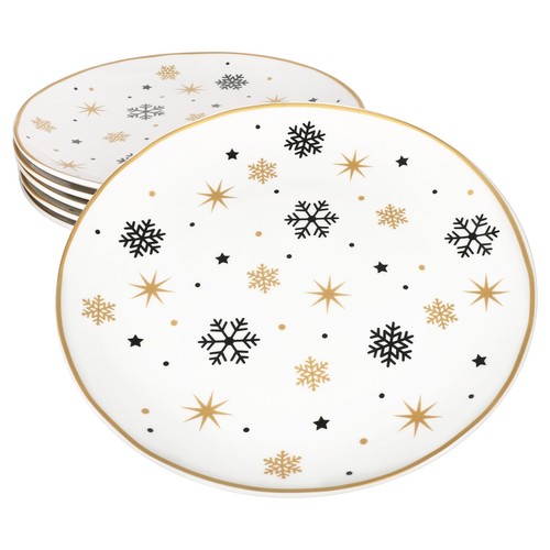 Stars schwarz gold - 6x, &