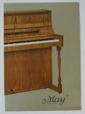 May 105 Prospekt Klavier Flügel Prospekte 1960 70er Jahre vintage Katalog B-5275