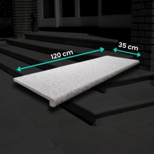 Granit Trittstufen geflammt